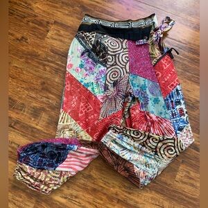 NWT Coconut WOWW brand boho pants, with pockets, elastic cuffed hem.  LAST PAIR